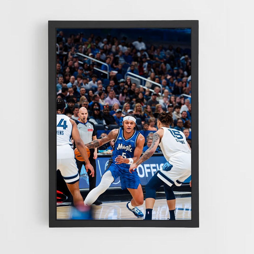Poster Foul et Passion – affiche Basketball (vue 2)